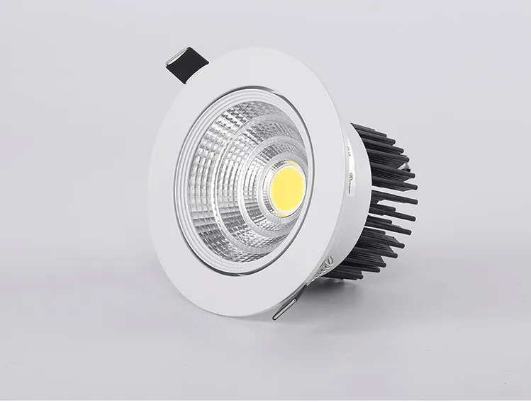 Led Downlight Dimmable lamp 3w 5w 7W 12w 15w 20w 30w 40w cob led spot AC 110V 220V ceiling recessed downlights round panel light