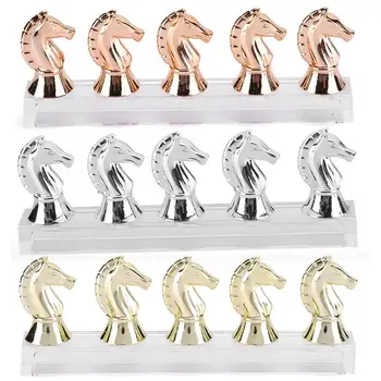 

Nail Form Horse Head Nail Tip Practice Rack Magnet Adsorption False Nail Display Support Holders For Nails