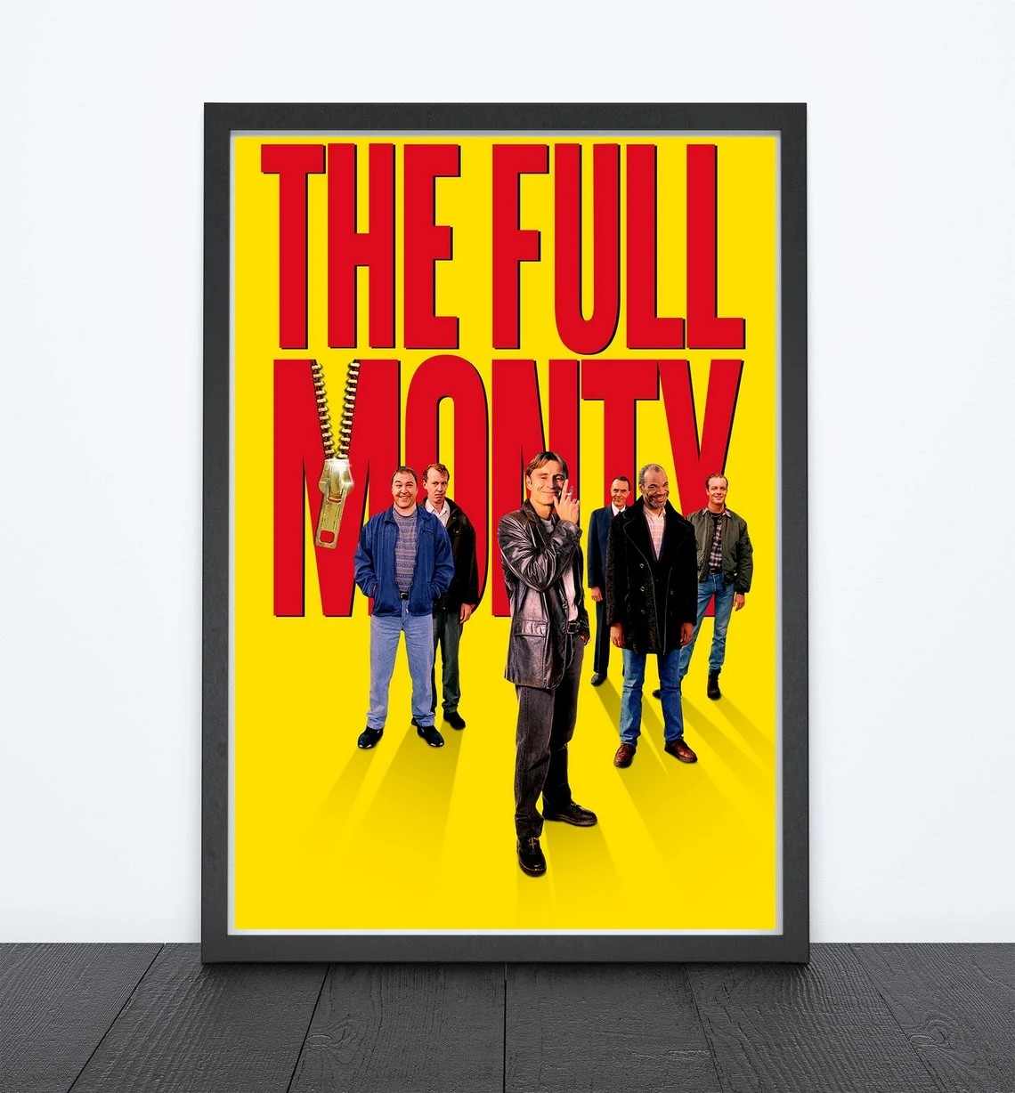 The Full Monty (1997) Poster British Commedia Film Decor Art Robert Carlyle Tom Wilfreddy Mark Addy Gift