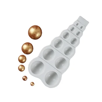 

Silicone Ball Shape Chocolate Mold DIY 3D Cookies Baking Tools Non-stick Silicone Cake Mold Jelly and Candy Mold Bakeware