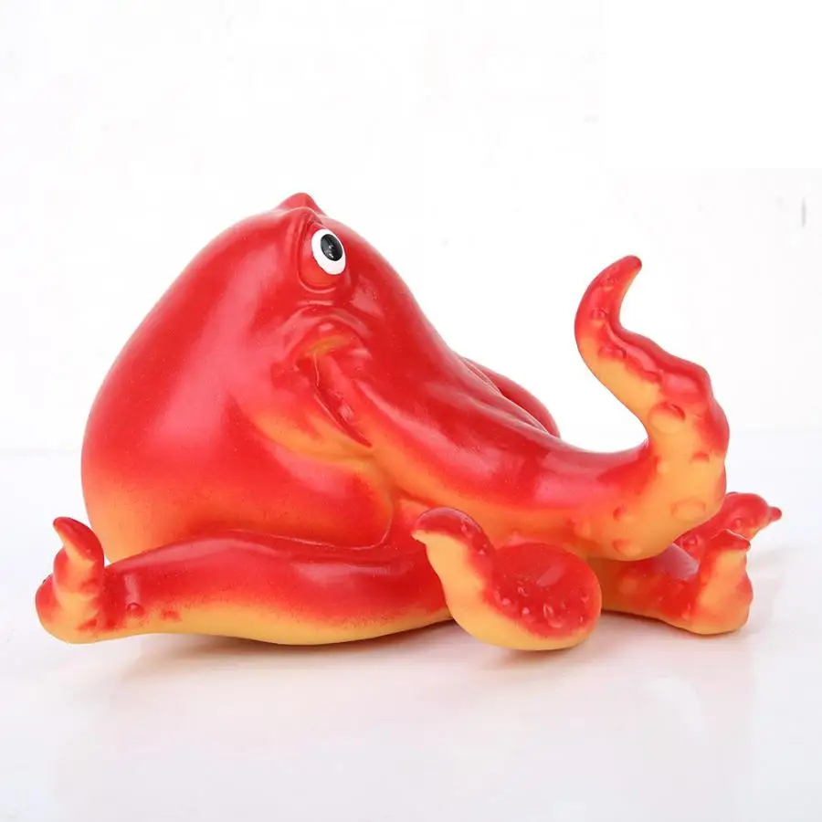

4 Styles Kids Simulation Animal Model Original Genuine Octopus Penguins Shape Plastic Toy for Children Gift Home Decoration