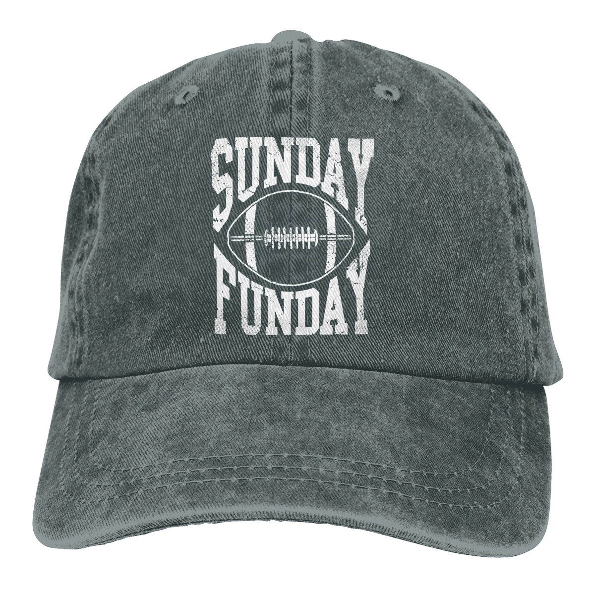 Sunday Funday, Футбольная Кепка, Deep Heather, унисекс, мужская, женская джинсовая бейсболка, Регулируемая Кепка для гольфа, папы