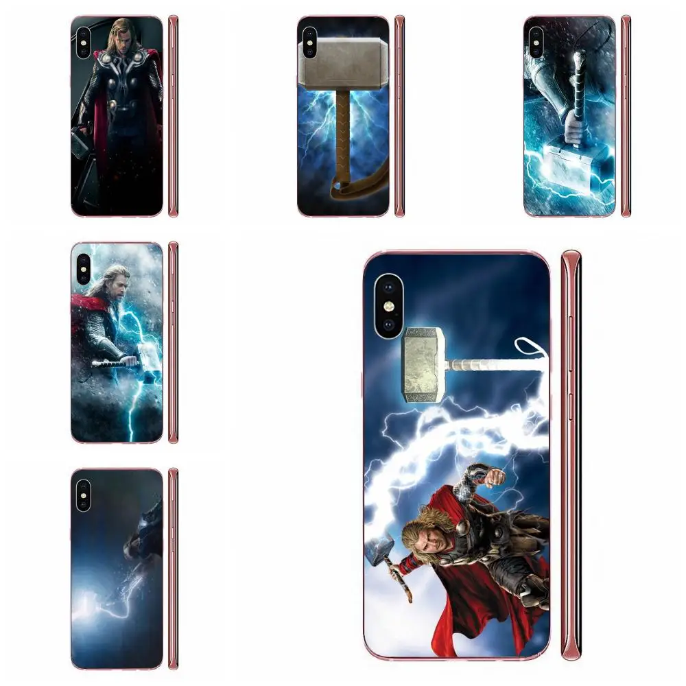 Прозрачный мягкий шлем Loki Thor Hammer Luke 2 для Xiaomi Mi note 9 10 mi10 mi9 mi8 pro lite SE A1 A2 A3 CC9 CC9E 9T |