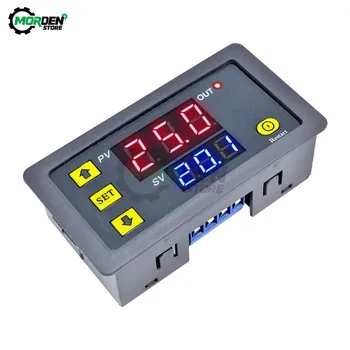 

AC 110V-220V Red Blue Digital Time Delay Relay Cycle Timer Control Switch Adjustable Timing Relay Dual LED Display With Case