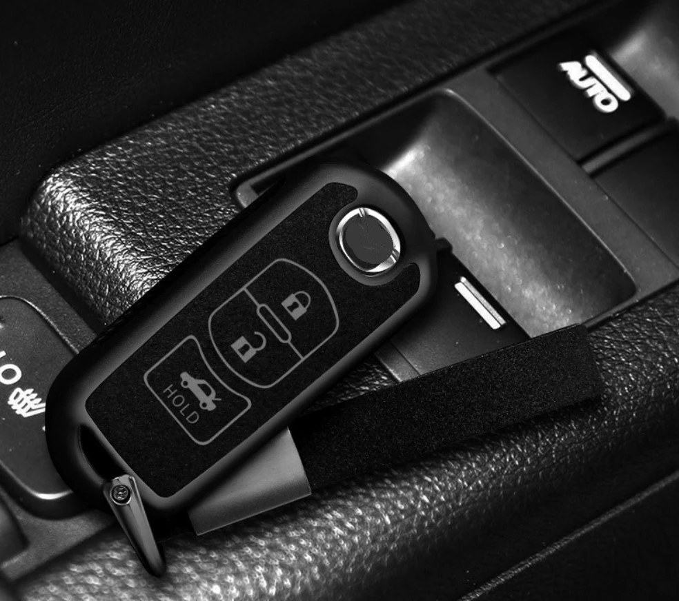 Автомобильный кожаный и ТПУ брелок для ключей держатель чехол для Mazda CX-5 CX-9 Axela Mazda 6 Atenza 2/3 Кнопка смарт брелок аксессуары для ключей
