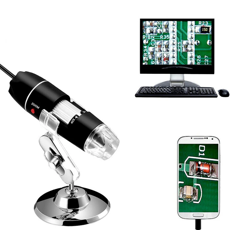 

1000X Zoom 1080P USB Microscope Digital Magnifier Endoscope Video Camera Phone New HD Electron Tools