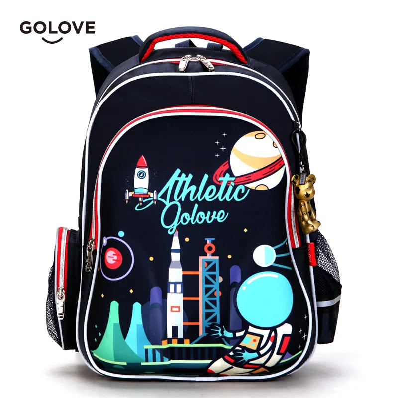 

2017 New Style Schoolbag for Elementary School Students Men's Children Trolley Bag Boy Backpack Customizable Logo