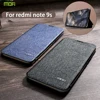 For Xiaomi Redmi Note 9 Pro Case Cover Redmi Note 9s Case Note 9 Pro Max Case Silicone Flip Leather Original Mofi 360 Shockproof ► Photo 1/6