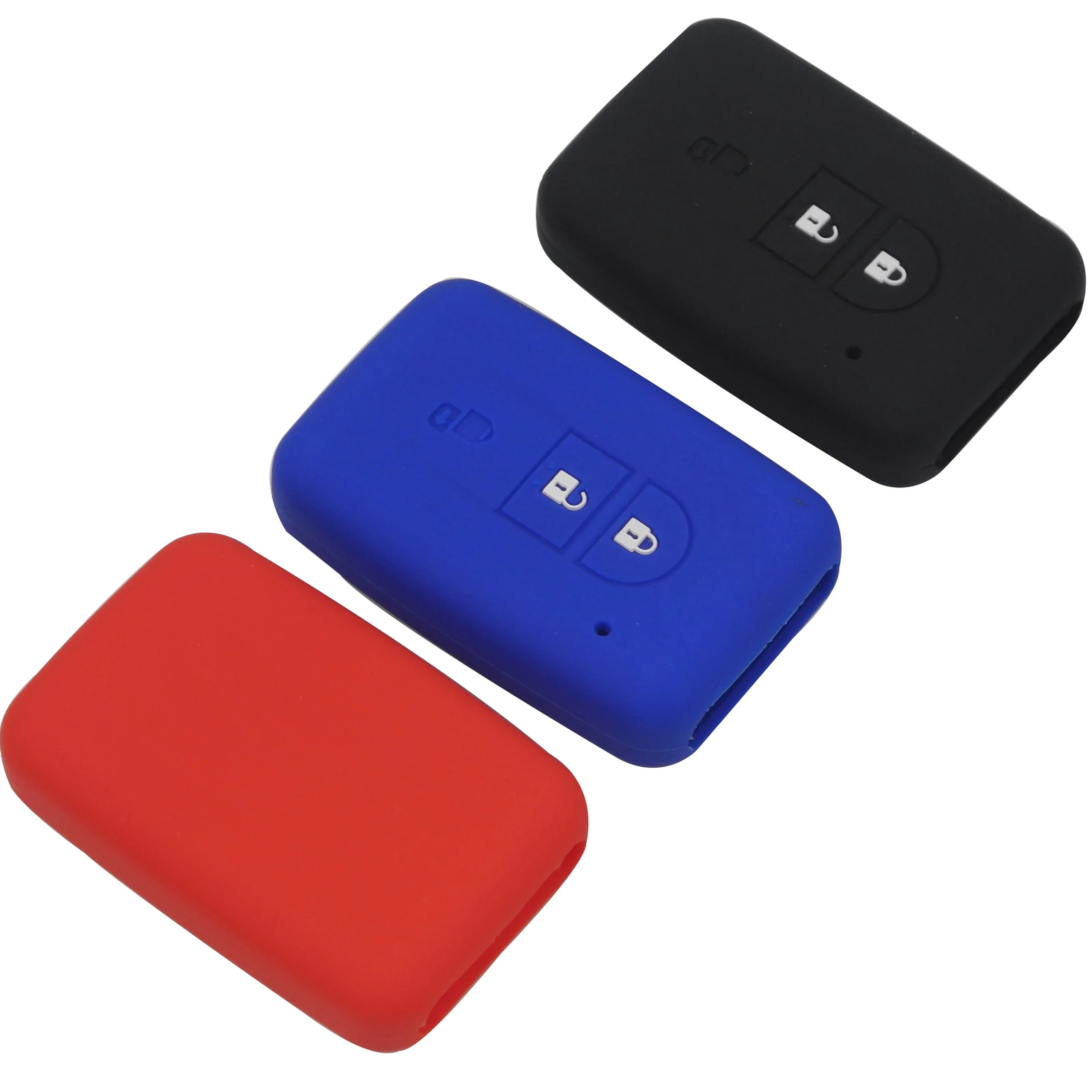 

Silicone car key case cover protector fob bag pocket skin set for Nissan Juke Duke Micra Xtrail Qashqai 2 buttons key shell