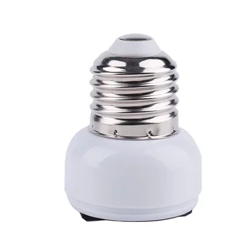 

E27 ABS US/EU Plug High Quality Connector Accessories Bulb Holder Lighting Fixture Bulb Base Screw Adapter White Lamp Socket