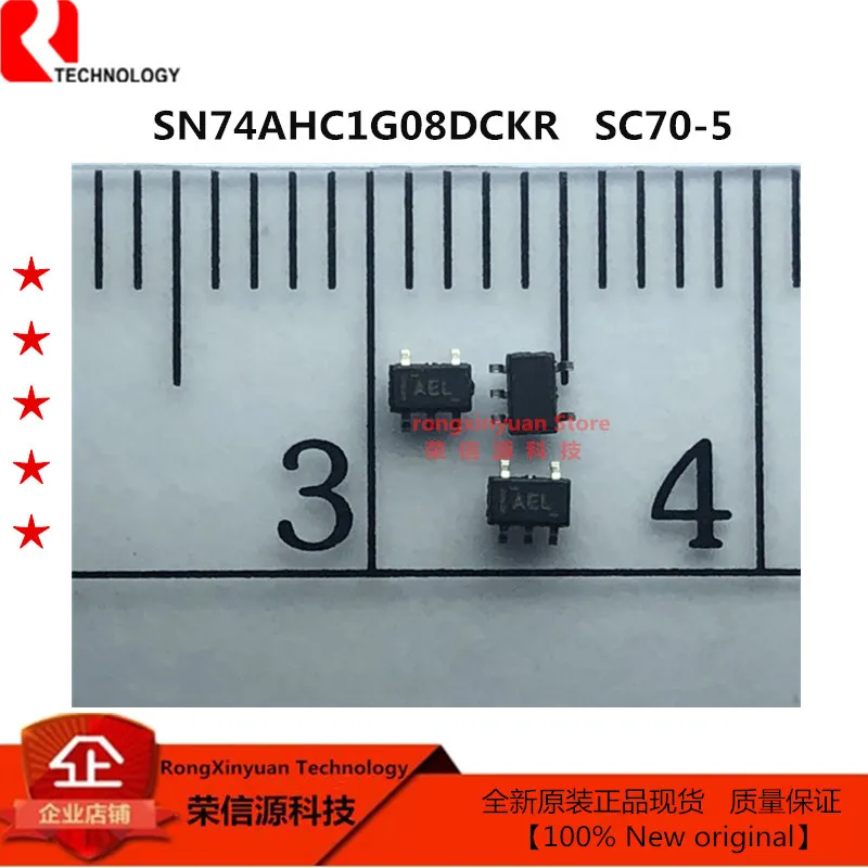 

SN74AHC1G08DCKR Marking: AEL SC70-5 SN74AHC1G08DCKT SN74AHC1G08 SINGLE 2-INPUT POSITIVE-AND GATE 100% New original