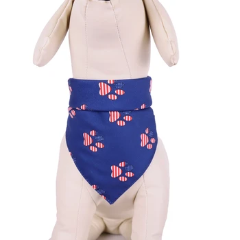 

Fashion Dog Triangular Bandage Pet Cotton Bib Drool Bibs Double-sided Small Large Scarf Personalized Puppy Kerchief Bow Tie