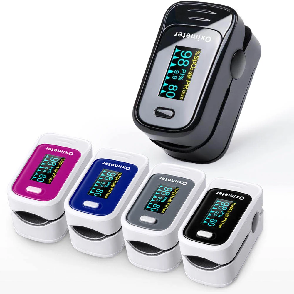 

LED Infrared Fingertip Pulse Oximeter Portable Blood Oxygen SpO2 Monitor with Lanyard Home family