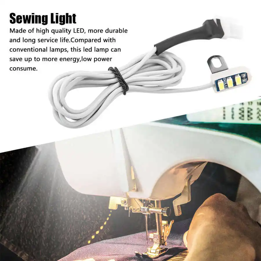 Luce per macchina da cucire Lampada a luce a 30 LED Interruttore base magnetica per luce di lavoro per macchina da cucire(EU Plug 110-250V