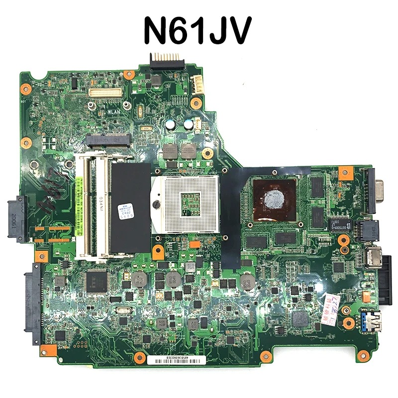 N61JV материнская плата REV: 2 0 1 ГБ i3 для ASUS N61J N61JQ N61JA Материнская ноутбука тест