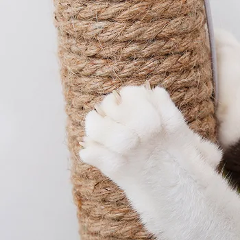 

Cats Scratch Column Grinding Device Sucker Cats Climbing Frame Anti-Scratch with Bell Ball Toy K888