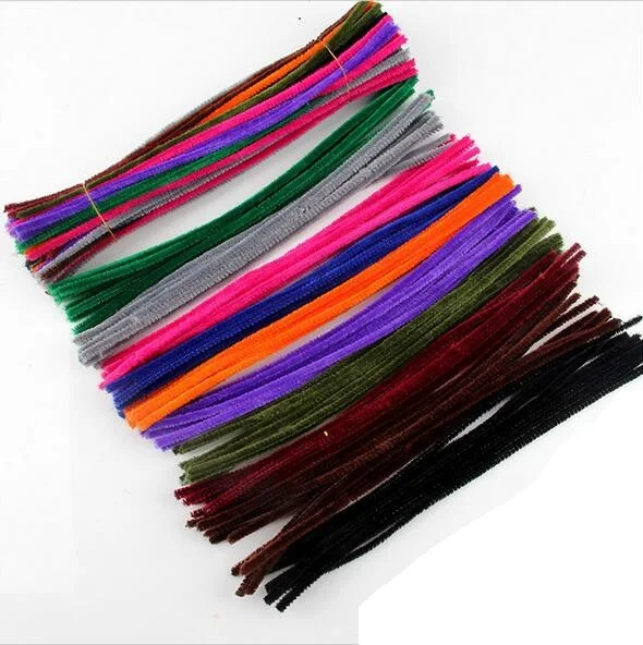 Colorful Chenille Creativity Develop Material DIY Handmade Arts And Crafts For Kids Decoration Plush Animals Toys For Children