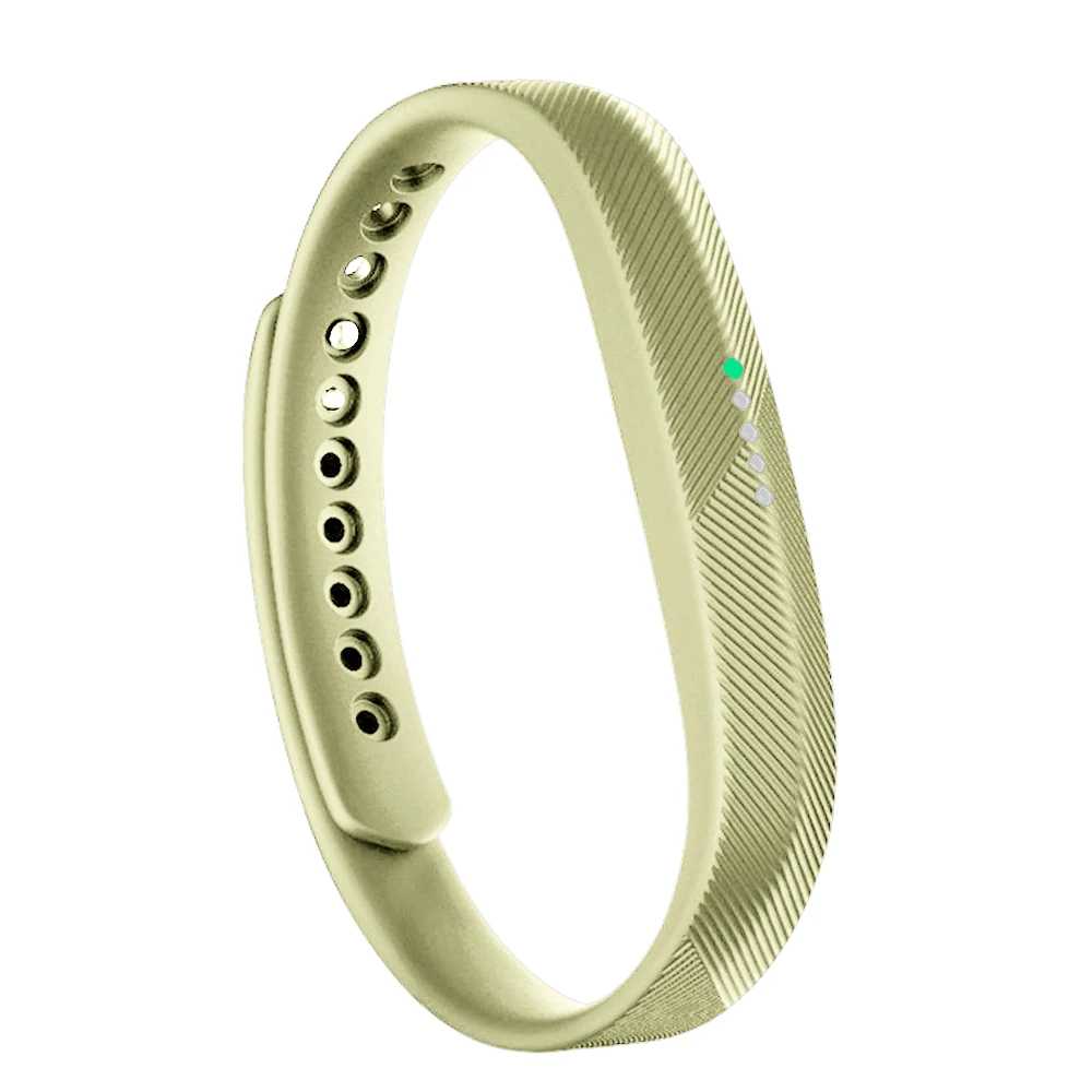 Honecumi для Fitbit Flex 2 Браслет ремешок Золотой фитнес трекер ремешок для Fitbit Flex2 заменить браслет спортивные аксессуары
