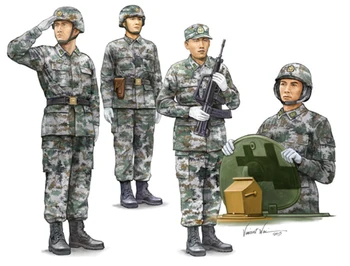 

Trumpeter Military Model Assembled Model Team Armored Vehicle 1:35 Chinese Army Tank Chariot Soldier Class 00431