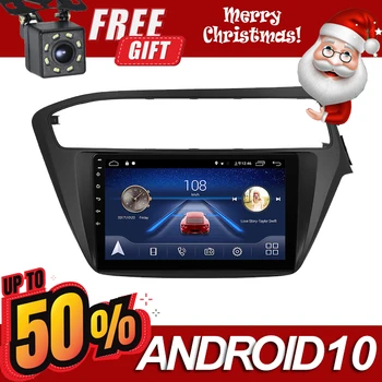 

2 Din Car Radio Navigation GPS Bt Player 9 Inch Screen For Hyundai I20 2018 2019 Android 10 Stereo Head Unit WIFI Autoradio