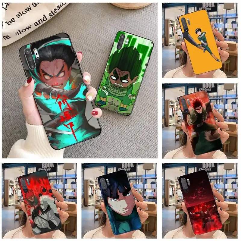 Чехол для телефона Naruto Blood Rock Lee McKay Samsung Galaxy Note20 ultra 7 8 9 10 Plus lite J7 J8 2018 Prime|Бамперы| |