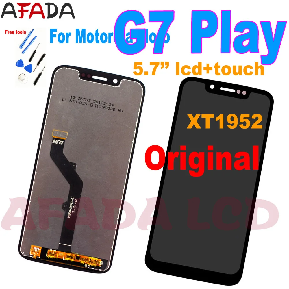 Оригинальный 5 7 дюйма для Motorola Moto G7 Play XT1952 ЖК-дисплей сенсорный экран дигитайзер в