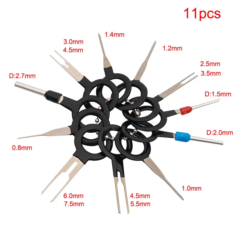 XTY191211 汽车端子拆卸退针器11件套