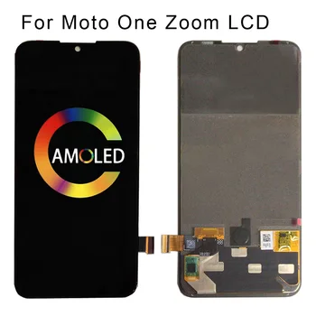 

Amoled AAA Original Tested 6.39" For Moto One Zoom XT2010 Xt12010-1 Lcd Screen Display Touch Glass Digitizer Assembly 1080x2520