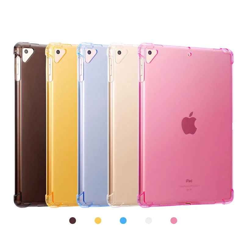 Luxury Clear Silicone Case for ipad pro 2018 11 inch Full protective Soft TPU shockproof Transparent Cover Candy Color |