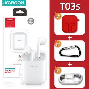

Joyroom T03s New Bluetooth Earphone Stereo Sport Earbud Wireless Bluetooth 5.0 Earphone In-ear Headsets With Mic For All Phone