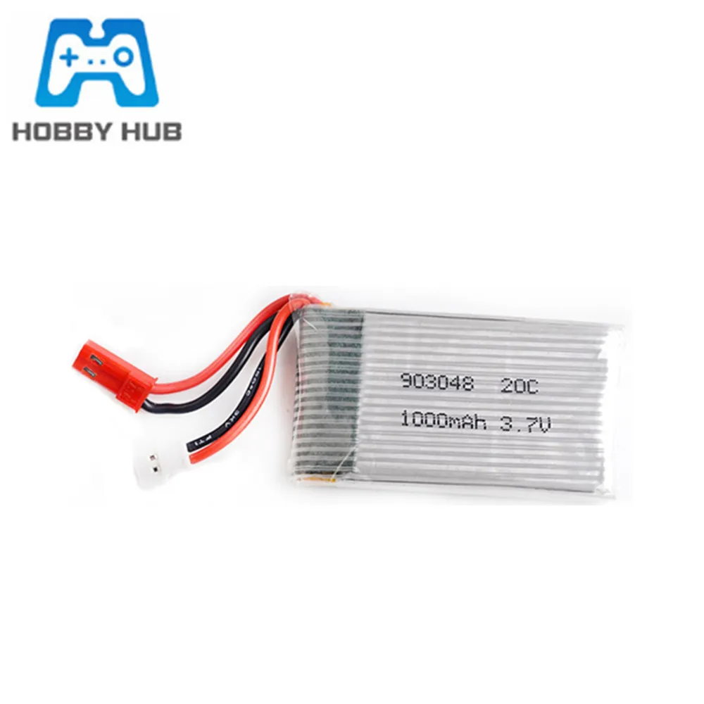 

3.7V 1000mAh 20c Lipo Battery For MJXRC X600 RC Quadcopter helicopter spare parts 903048 3.7v Rechargeable Battery 1pcs