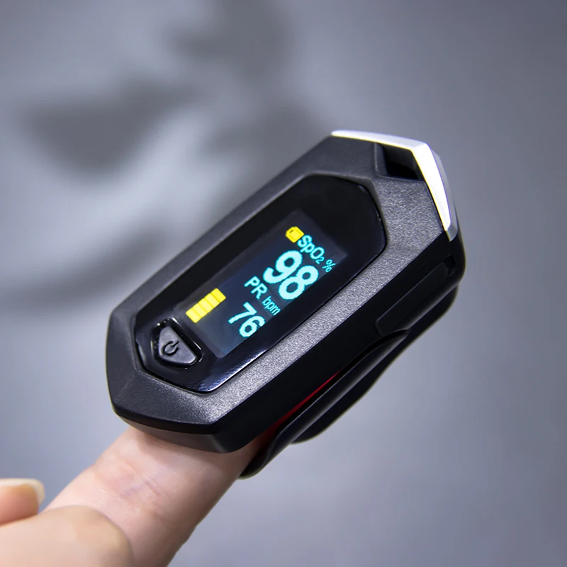 Medical Rechargeable Finger Pulse Oximeter OLED Blood Oxygen Heart Rate Monitor Oximetro De Dedo SpO2 Pulsioximetro finger pulse oximeter