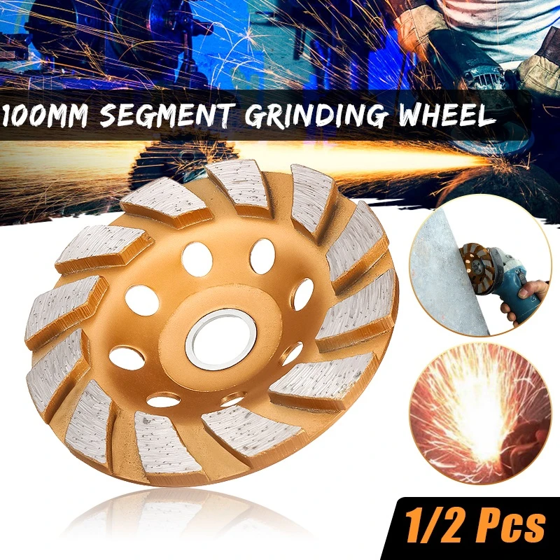 100mm Segment Grinding Wheel Wheel Grinder Concrete Granite Stone On Sale Hot