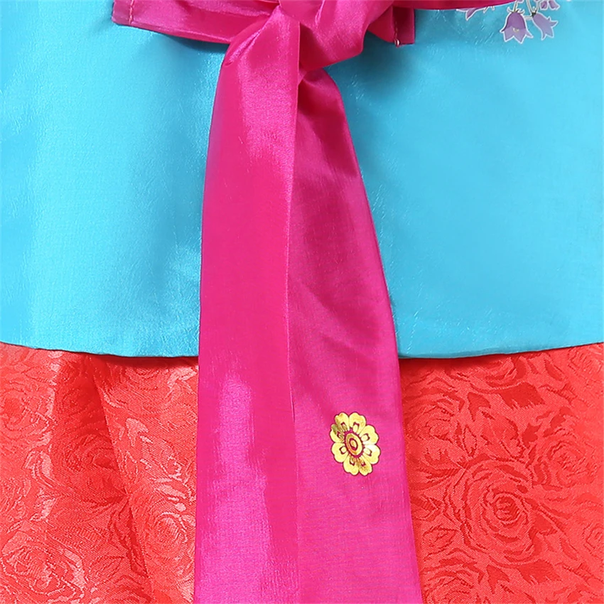 Миноритарные восточные женские ханбок традиционные корейские элегантные корт вышивка танцевальные представления костюмы косплей свадебное платье