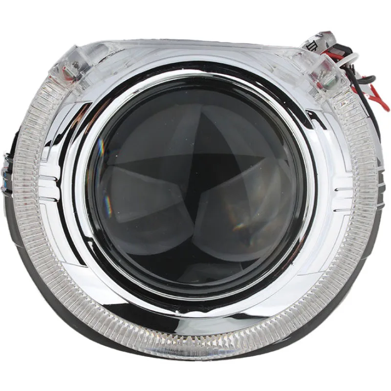 

LED Running Lights Angel Eyes HID Ballast Bi xenon Projector Lens Bulb for S-MAX Headlights H1 H4 H7 Car Headlamp RGB Devil Eyes