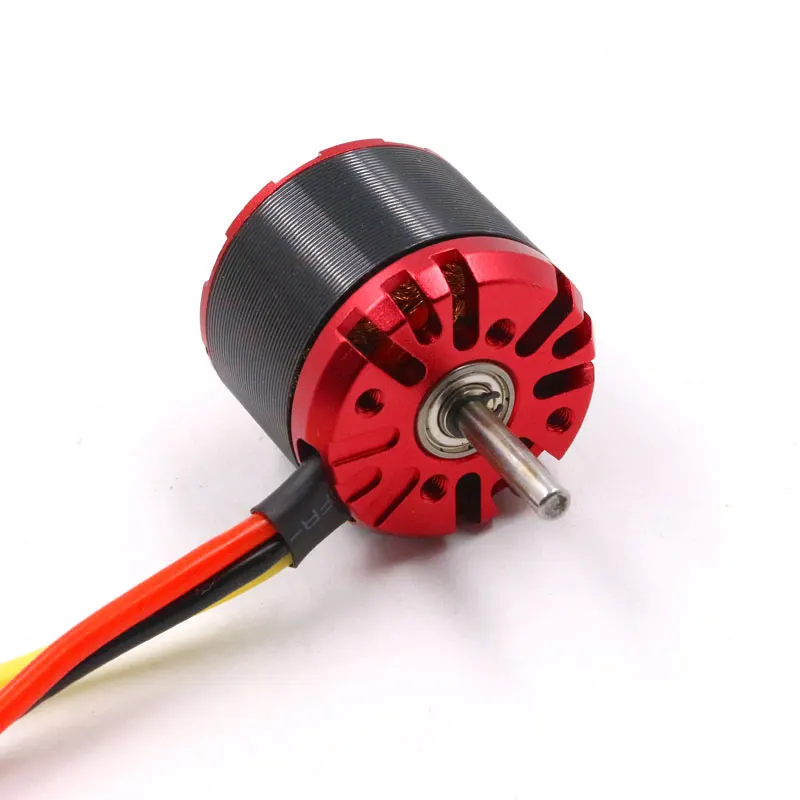 Бесщеточный мотор FATJAY с внешним ротором на радиоуправлении 3536 1050KV 4 мм диаметр