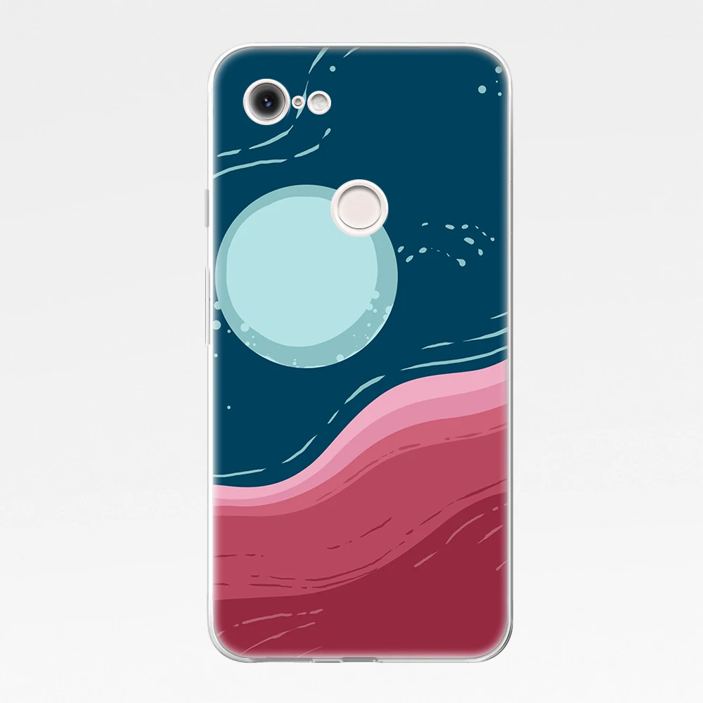 Painting Landscape Coque for Google Pixel 5 4 4a 3 3a 2 XL Soft TPU Silicone Phone Cases For Pixel 6 Pro 4XL 3XL 2XL Cover Funda