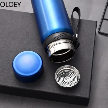 

Large Thermos Stainless Steel Travel Mug Car Portable Water Cup with Lifting Travel Insulated Coffee Mug Tea Cup Water Bottle