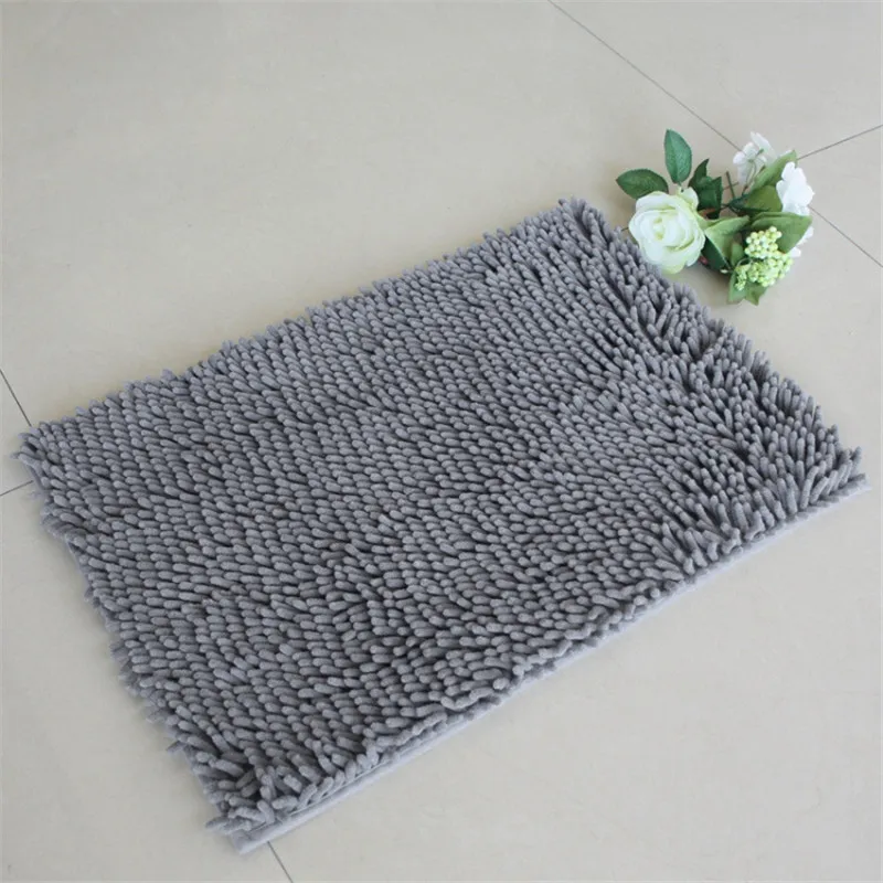 High Quality Green Thick Chenille Bedroom Kitchen Living Room Carpet Bathroom Door Non-slip Mat Free Teapot