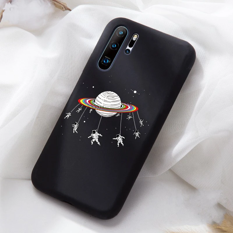 15 Чехол с рисунком улыбающейся собаки хаски для huawei P20 Lite P20 Pro Honor 10 чехол с изображением космоса планеты Звезды Мягкий чехол из ТПУ для huawei P30 Lite чехол - Цвет: 15