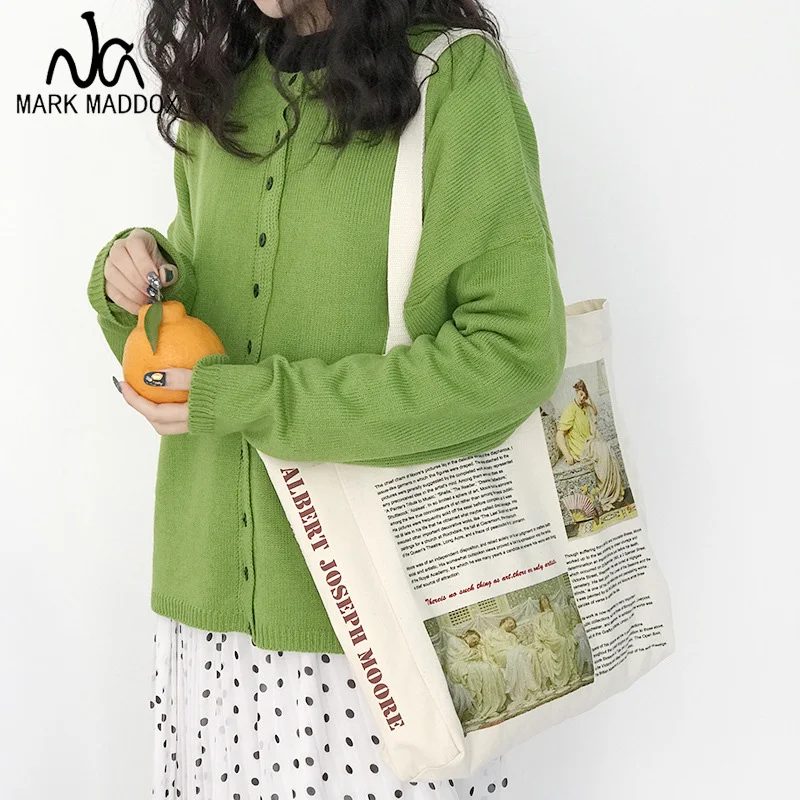 

Women Canvas Shoulder Bag Albert Moore Oil Painting Print Shopping Bags Students' Book Bag Cotton Cloth Handbags Tote For Girls