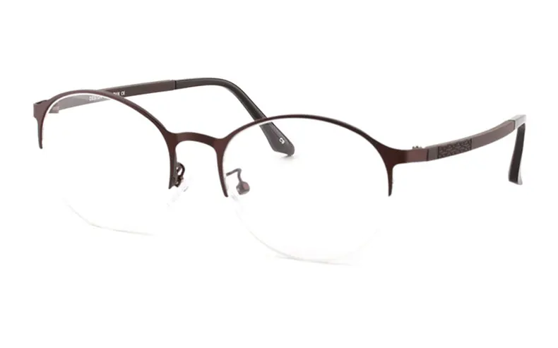 PAMULAR Alloy Glasses Men Semi Rim Full Rim Prescription Eyeglasses Frame Women Myopia Optical Frame Eyewear Eye Glasses 2062