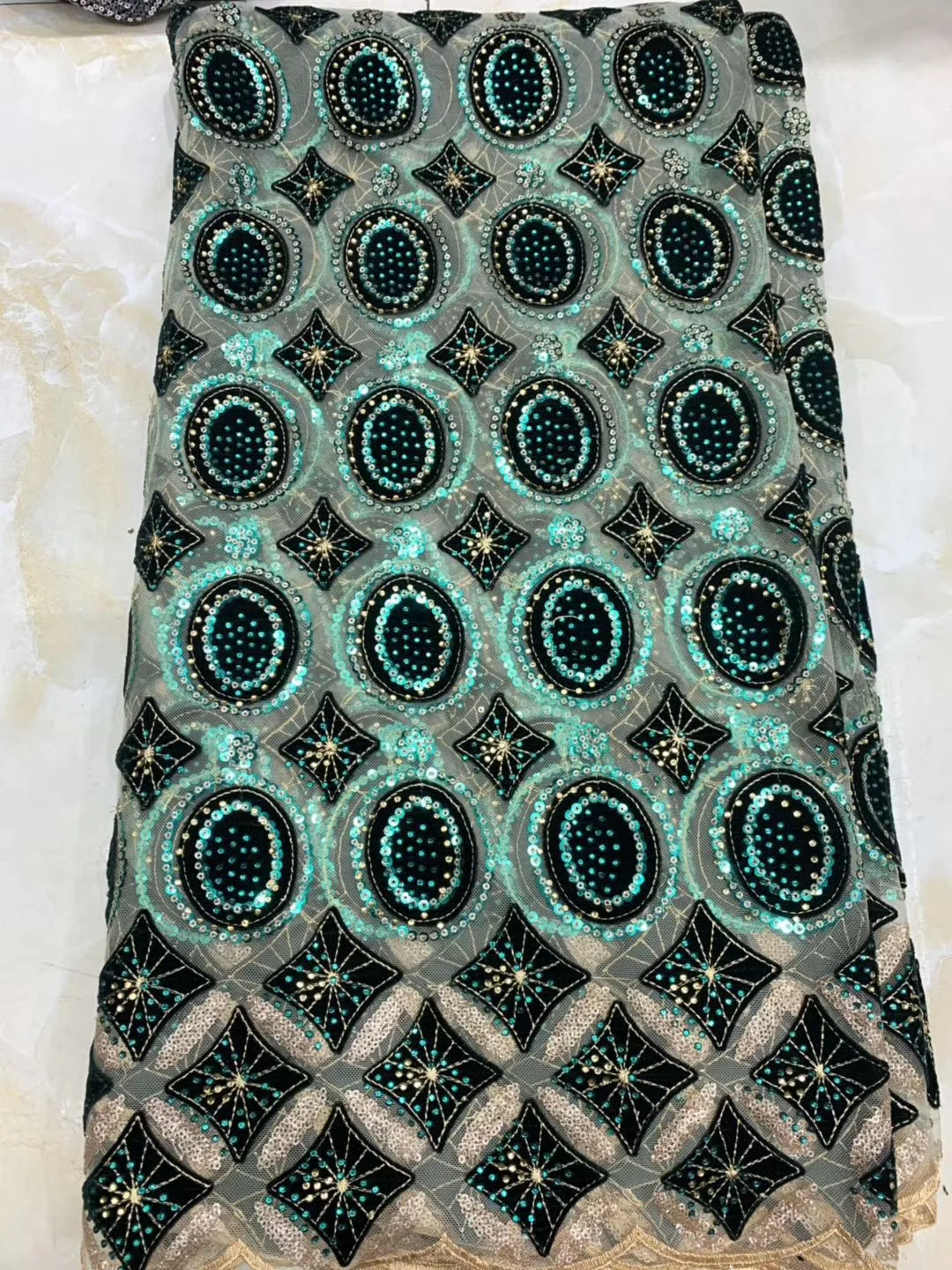 

African lace fabric 2021 high quality lace Nigerian wedding lace fabric latest French mesh lace fabric H3943