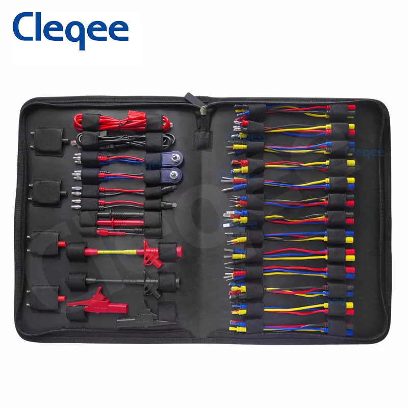US $89.00 P1970 70pc Whole Set Multimeter Test Lead Kit Essential Automotive Electronic Connector Cable Professional Auto Repair Hand Tool