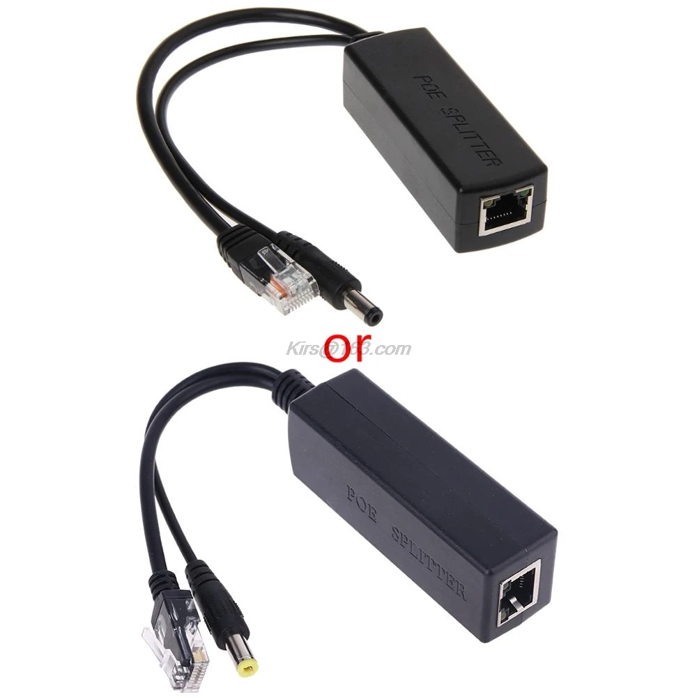 Adaptador divisor de Ethernet PoE para cámara IP 10/100M IEEE802.3at/af