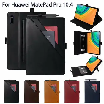 

For Huawei MatePad 10.4 inch BAH3-W09 BAH3-AL00 Case Cover Wallet Card Multifunction Bags Funda Tablet Stand Shell