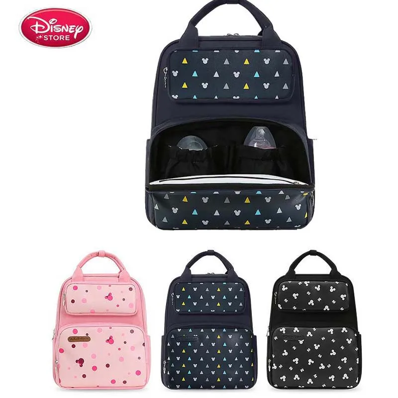 

Disney Fashion Mother Bag Insulation Maternity Diaper Bag Multi-Function Large Capacity Shoulder Travel Bag Pregnancy Storage