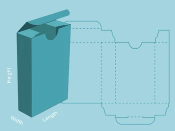 

6x3x9cm Custom Logo Printing Paper Card Box Tuck Box Paper Packaging Favor Box