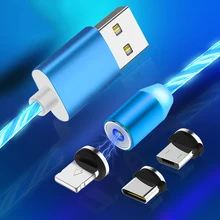 Магнитный светильник для быстрой зарядки Smash для Micro USB и type-C для iPhone X XR 6 7 8 Plus и Android samsung S9