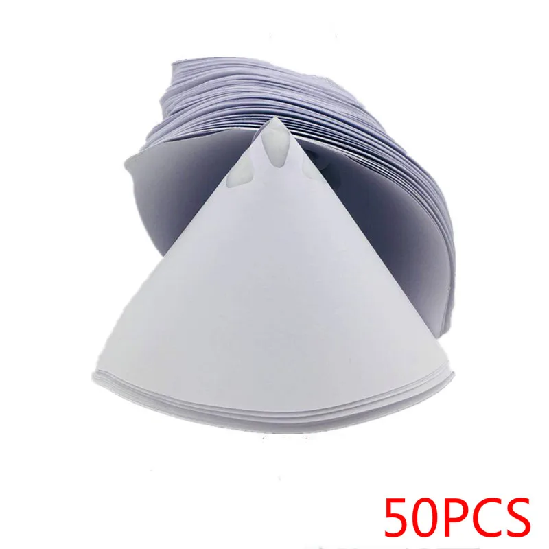 

Paper filter paint cone filter strainer cone filter disposable filter paper paint funnel 50pcs